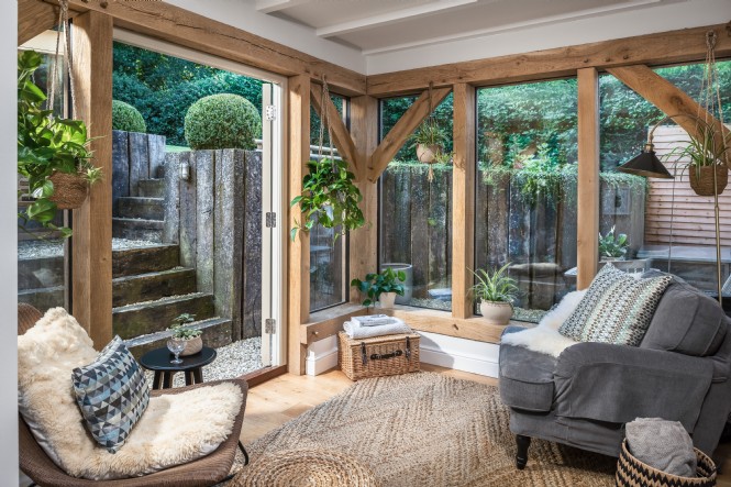Retreat to the bright garden room