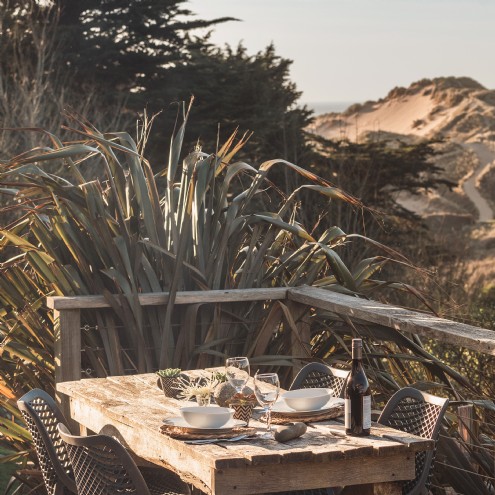 Dine al fresco near the beach in Cornwall