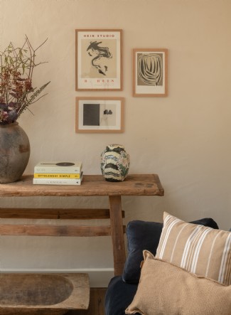 A lesson in character, furniture sourced from markets and designers