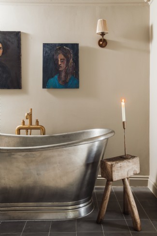 Bedroom four has a freestanding in-room bathtub