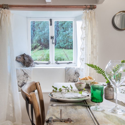 Hand made finishes and rustic furnishings make The Redes a truly unique home