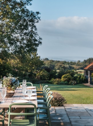 Dine al fresco on summer days