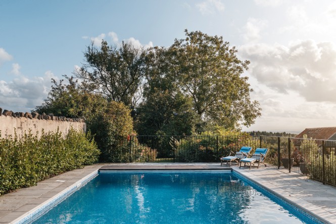Begin your day with laps in the outdoor heated swimming pool