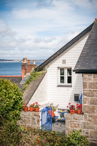The Fish Store&acute;s courtyard is an idyllic space to enjoy breakfast