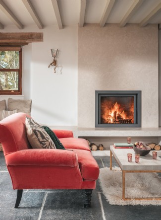 Sink into the sofa and warm toes by the fire on winter days