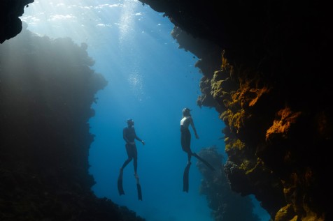 Diving, Skomer Island